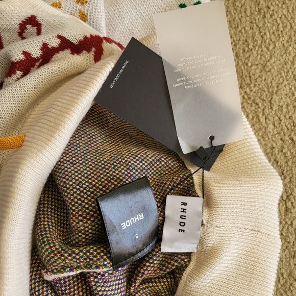 Rhude Multicolor Knit Shorts